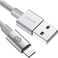 [Versión Mejorada] Syncwire Cable iPhone 2M [C89 Certificado MFi] Cable Cargador iPhone Nylon Trenzado Carga Rapida…